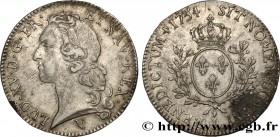 LOUIS XV THE BELOVED
Type : Écu dit "au bandeau" 
Date : 1754 
Mint name / Town : Limoges 
Quantity minted : 11205 
Metal : silver 
Millesimal finenes...