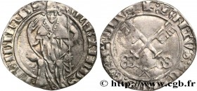 COMTAT-VENAISSIN - MARTIN V (Otto Colonna)
Type : Carlin 
Date : (1417-1431) 
Date : n.d. 
Mint name / Town : Avignon 
Metal : billon 
Diameter : 24  ...