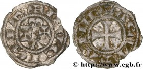 AQUITAINE - DUCHY OF AQUITAINE - ELEANOR
Type : Denier 
Date : n.d. 
Metal : silver 
Diameter : 18  mm
Orientation dies : 5  h.
Weight : 0,65  g.
Obve...