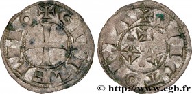AQUITAINE - DUCHY OF AQUITAINE - WILLIAM IX
Type : Denier 
Date : c. 1100-1120 
Mint name / Town : Bordeaux 
Metal : silver 
Diameter : 18  mm
Orienta...