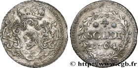 CORSICA - PASCAL PAOLI
Type : 4 soldi 
Date : 1764 
Mint name / Town : Murato 
Metal : billon 
Diameter : 21  mm
Orientation dies : 6  h.
Weight : 2,0...