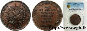CONSULATE
Type : Essai de Tiolier au module de 2 francs pour la paix franco-russe 
Date : 1801 
Mint name / Town : Paris 
Metal : copper 
Diameter : 2...