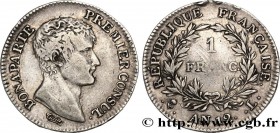 CONSULATE
Type : 1 franc Bonaparte Premier Consul 
Date : An 12 (1803-1804) 
Mint name / Town : Bayonne 
Quantity minted : 124715 
Metal : silver 
Mil...