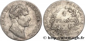 CONSULATE
Type : 1 franc Bonaparte Premier Consul 
Date : An 12 (1803-1804) 
Mint name / Town : Toulouse 
Quantity minted : 285304 
Metal : silver 
Mi...