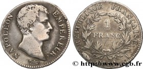 PREMIER EMPIRE / FIRST FRENCH EMPIRE
Type : 1 franc Napoléon Empereur, Calendrier révolutionnaire 
Date : An 12 (1803-1804) 
Mint name / Town : Limoge...
