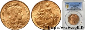 III REPUBLIC
Type : 10 centimes Daniel-Dupuis 
Date : 1899 
Quantity minted : 4000000 
Metal : bronze 
Diameter : 30  mm
Orientation dies : 6  h.
Weig...