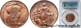 III REPUBLIC
Type : 5 centimes Daniel-Dupuis 
Date : 1904 
Quantity minted : 8.000.000 
Metal : bronze 
Diameter : 25  mm
Orientation dies : 6  h.
Wei...