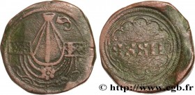 ENGLAND - COIN WEIGHT
Type : Poids monétaire pour le Noble d’or d’Edouard III à Edouard IV 
Date : n.d. 
Metal : brass 
Diameter : 20  mm
Weight : 7,5...