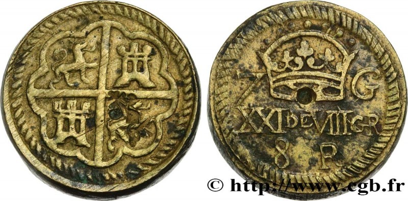 SPAIN
Type : Poids monétaire pour la pièce de 8 Réals - Philippe IV 
Date : (XVI...