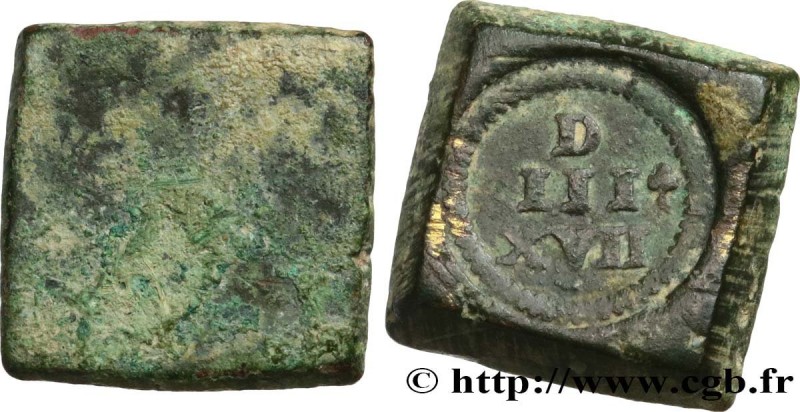 HENRI III TO LOUIS XIV - COIN WEIGHT
Type : Poids monétaire pour le huitième d’é...