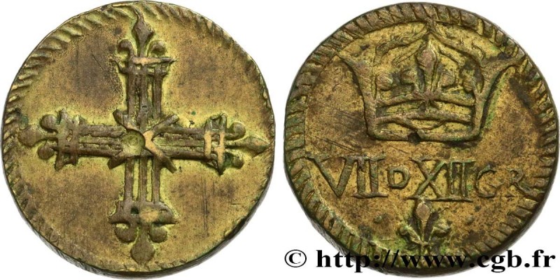 HENRI III TO LOUIS XIV - COIN WEIGHT
Type : Poids monétaire pour le quart d’écu ...