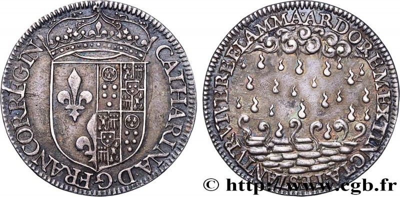 CATHERINE DE' MEDICI
Type : Le veuvage 
Date : n.d. 
Mint name / Town : Paris 
M...