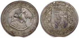 Austria 1 Thaler 1622 Hall. Leopold V Archduke of Austria (1619-1632) Averse :Bare-headed bust right. Reverse: Crowned and garnished Arms. Silver. DAV...