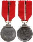 Germany Third Reich Medal 1941 Winter battle in the east 1941/1942. Winterschlacht im Osten 1941-1942. Weight approx: 21.29 g. Diameter: 41x36 mm