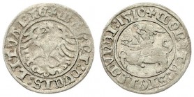 Lithuania 1/2 Grosz 1510 Vilnius Sigismund I (1506-1548) Lithuanian coins 1510 Vilnius. Silver. Cesnulis-Ivanauskas 1S547-3 (RR) RARE