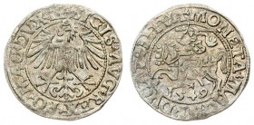 Lithuania 1/2 Grosz 1549 Vilnius. Sigismund II Augustus (1545-1572) - Lithuanian coins 1549 Vilnius; ending inscriptions LI / LITVA. Silver. Cesnulis-...