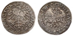 Lithuania 1/2 Grosz 1555 Vilnius. Sigismund II Augustus (1545-1572) - Lithuanian coins 1555 Vilnius; endings of the inscriptions LI / LITVA. Silver. C...