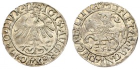 Lithuania 1/2 Grosz 1558 Vilnius. Sigismund II Augustus (1545-1572) - Lithuanian coins 1558 Vilnius; endings of the inscriptions LI / LITVA. Silver. C...