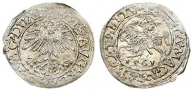 Lithuania 1/2 Grosz 1561 Vilnius Sigismund II Augustus (1545-1572) Lithuanian coins 1561 Vilnius. Ending of inscriptions L / LITV. Silver. Cesnulis-Iv...