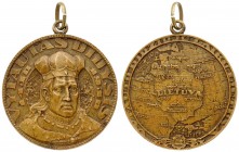 Lithuania Medal (1930) commemorating the 500th anniversary of the death of Vytautas the Great. Mark with an eye. Bronze. Weight approx: 20.22 g. Diame...
