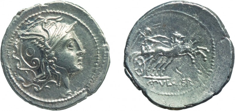 MONETE ROMANE REPUBBLICANE. GENS CLAUDIA. DENARIO
C. Claudius Pulcher (110-109 ...