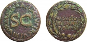 MONETE ROMANE IMPERIALI. AUGUSTO (27 a.C.- 14 d.C.). DUPONDIO
C. Gallius Lupercus, monetiere (15 a.C.). Argento, chiusa e sigillata Tevere come asse....