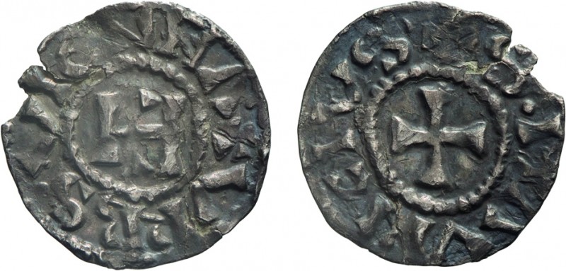 ARCIVESCOVADO DI VIENNE. MONETAZIONE ANONIMA (1050-1080). DENARO 
Argento, 1,19...