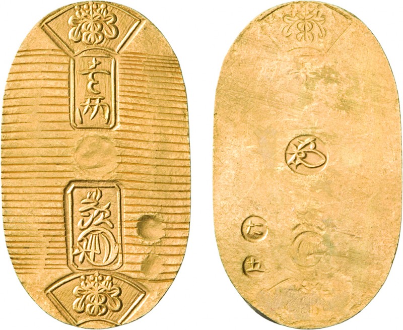 ZECCHE ESTERE. GIAPPONE. PERIODO EDO. MAN-EN KOBAN (1860-1867)
Oro, 3,29 gr, 35...