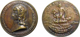 MEDAGLIE ITALIANE. ALESSANDRO TARTAGNI (1421-1477). OPUS: SPERANDIO
Bronzo, 234,40 gr, 82 mm. Fusione antica (XVIII secolo). Rara.
D: ALEXANDER TART...
