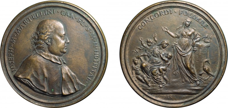 MEDAGLIE ITALIANE. GIUSEPPE MARIA MARTELLINI. OPUS: SOLDANI
Fusione in bronzo, ...