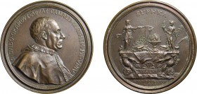 MEDAGLIE ITALIANE. GUIDO GRANDI (1671-1742). OPUS: A. SELVI
Fusione in bronzo, 172,40 gr, 87 mm. Ottima qualità. Molto rara.
D: Busto a destra con z...