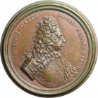 MEDAGLIE ITALIANE. GIAN GASTONE DE MEDICI (1671-1737). OPUS: A. SELVI
Fusione in bronzo, 132,98 gr, 90 mm. Ottima qualità. Serie Medicea uniface.
D:...
