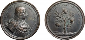 MEDAGLIE ITALIANE. FERDINANDO II DE MEDICI (1610-1670). OPUS: A. SELVI 
Fusione in bronzo, 193,06 gr, 87 mm. Numero di vecchio inventario nel campo a...