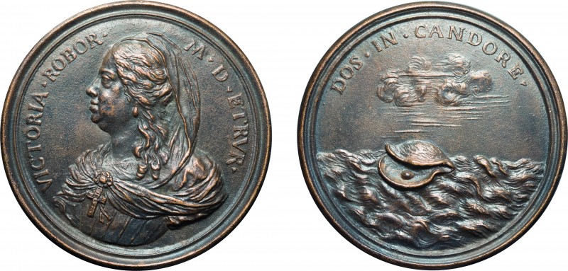 MEDAGLIE ITALIANE.VITTORIA DELLA ROVERE DE MEDICI (1622-1694). OPUS: A. SELVI
F...