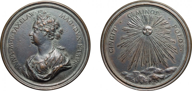 MEDAGLIE ITALIANE. ANNA MARIA FRANCESCA DI SASSONIA (1723-1737). OPUS: A. SELVI...