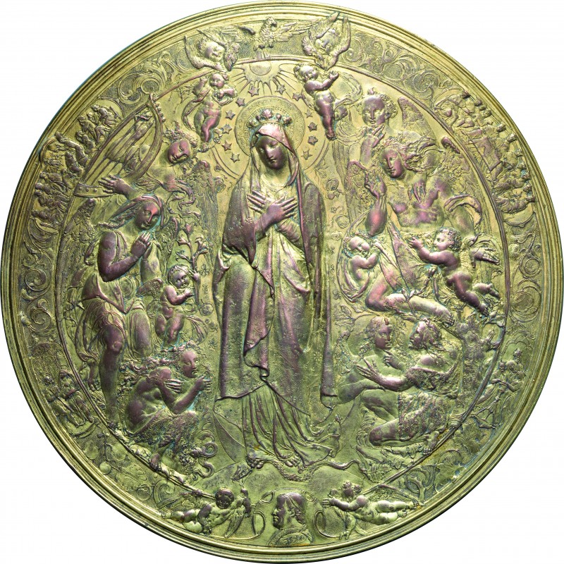 MEDAGLIE PAPALI. PIO IX (1846-1878). LAMINA
per la proclamazione del Dogma dell...