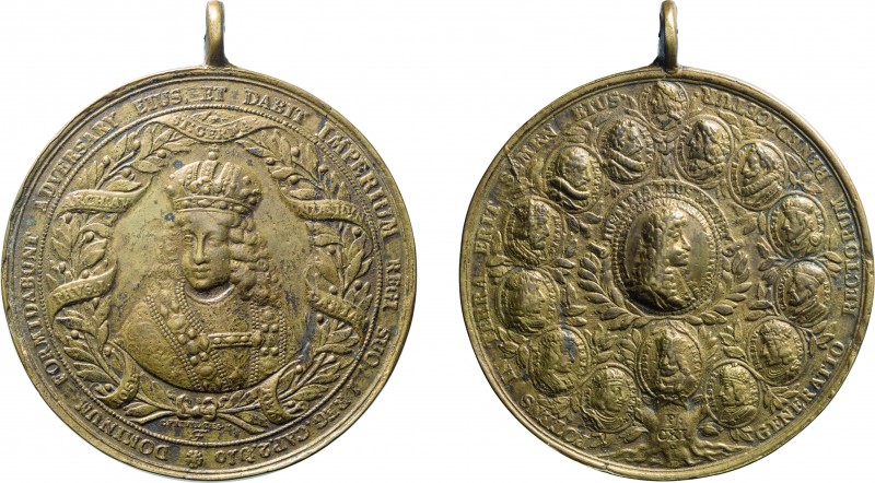 MEDAGLIE ESTERE. AUSTRIA. LEOPOLDO I
INCORONAZIONE GIUSEPPE I
Fusione coeva in...