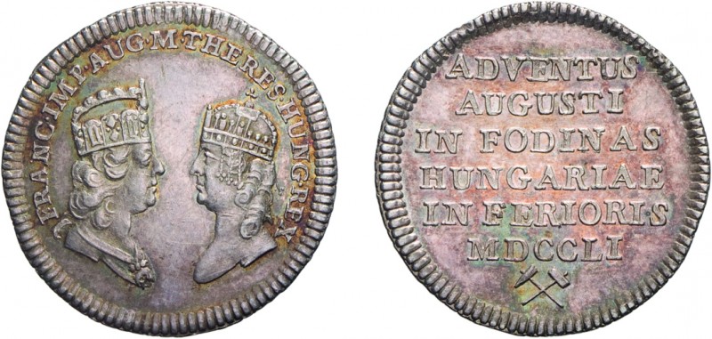 MEDAGLIE ESTERE. AUSTRIA. FRANZ I E MARIA TERESA. MEDAGLIA 1751 
per la visita ...