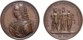 MEDAGLIE ESTERE. SVIZZERA. MEDAGLIA 1738 raffigurante Daniel-François, Compte de Lautrec
Ginevra. Bronzo, 69 gr, 54 mm, FDC. Opus: Dassier.
D: Busto...