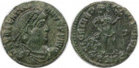 Römische Münzen, MÜNZEN DER RÖMISCHEN KAISERZEIT. Valentinianus I. (364-375 n. Chr). AE3. Vs.: DN VALENTINIANVS PF AVG, Drapierte, kürassierte Büste m...
