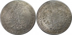 RDR – Habsburg – Österreich, RÖMISCH-DEUTSCHES REICH. Leopold I. (1657-1705). Taler 1695. Silber. KM 1275.4. Sehr Schön-Vorzüglich