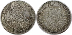 RDR – Habsburg – Österreich, RÖMISCH-DEUTSCHES REICH. Leopold I. (1657-1705). Reichstaler 1695 KB, Kremnitz. Silber. Dav. 3264. Fast Vorzüglich, Justi...