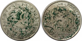 Altdeutsche Münzen und Medaillen, BAYERN / BAVARIA. Maximilian III. Joseph (1745-1777). 20 Kreuzer 1767 A, Amberg. Silber. Flecken. Vorzüglich, Justie...