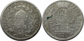 Altdeutsche Münzen und Medaillen, BRANDENBURG - BAYREUTH. Friedrich Christian (1763-1769). 20 Kreuzer 1766 ES. Silber. KM 250. Sehr schön-vorzüglich, ...