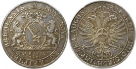 Altdeutsche Münzen und Medaillen, BREMEN - STADT. Taler 1650 TI. Silber. Dav. 5102. Vorzüglich