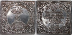 Altdeutsche Münzen und Medaillen, NÜRNBERG. Klippe 1650. Silber. Vorzüglich
