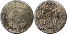 Altdeutsche Münzen und Medaillen, WÜRTTEMBERG - MÖMPELGARD. Ludwig Friedrich, 1608-1631. 1/4Taler 1622, Silber. 7.06g. KM #19. Sehr schön-vorzüglich. ...