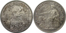 Europäische Münzen und Medaillen, Dänemark / Denmark. Christian IX. (1863-1906). 2 Kroner 1903, 40. Regierungsjubiläum. Silber. KM 802. Sehr schön...
