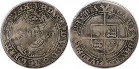 Europäische Münzen und Medaillen, Großbritannien / Vereinigtes Königreich / UK / United Kingdom. Edward VI. Sixpence (6 Pence) 1547-53. Silber. Spink ...