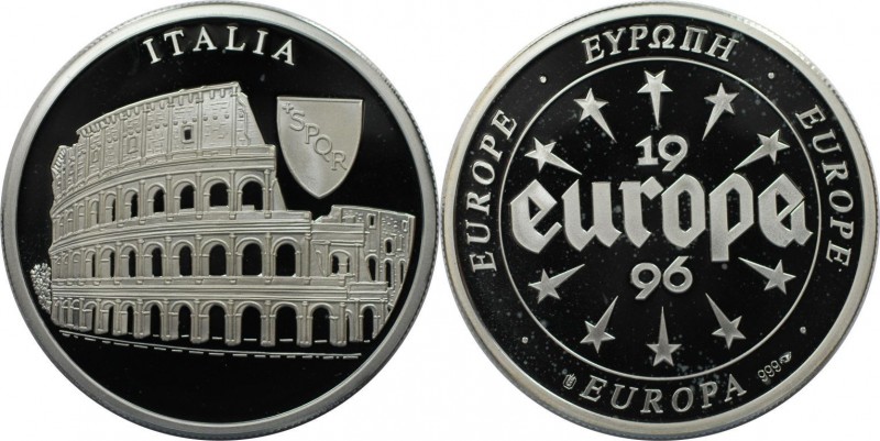 Europäische Münzen und Medaillen, Italien / Italy. EUROPA Medaille 1996, Kolosse...